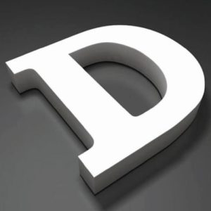 Block Led letter