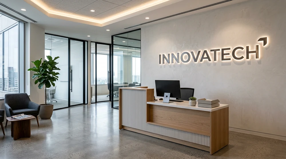 illuminated signs advertising indoor