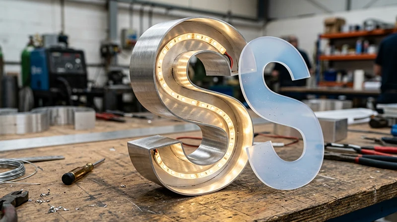 outdoor 3d letters signage