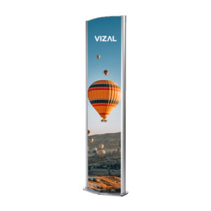 double panel branded totem